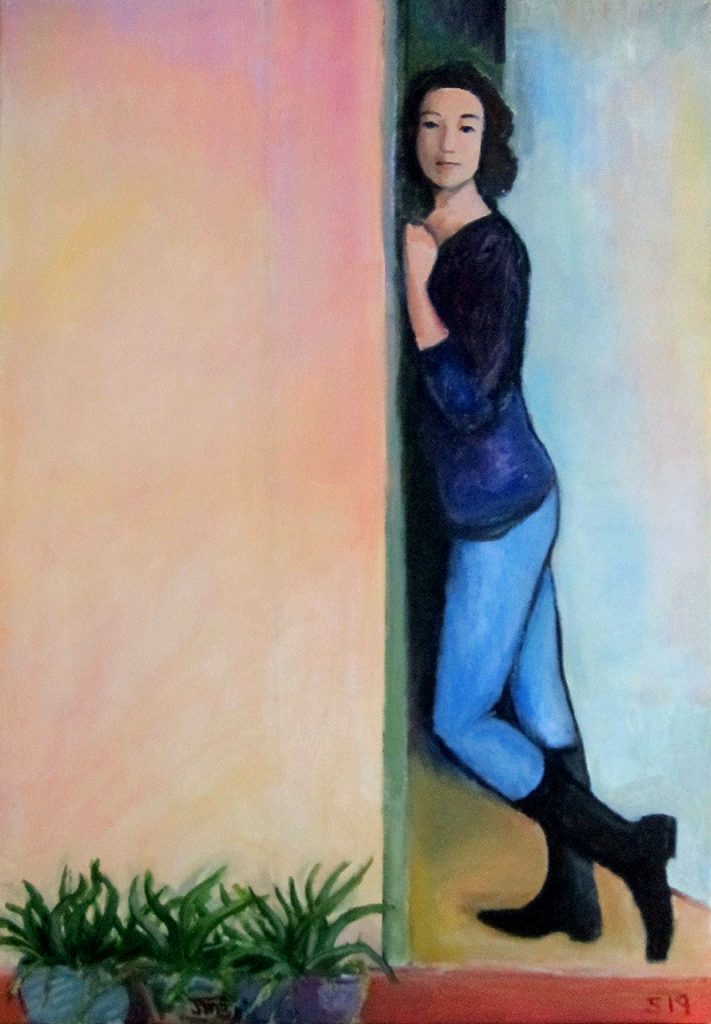 Laura in doorway - Stephen Michael